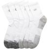 imageCalvin Klein Mens Quarter Socks  6 Pack Performance Cushioned High Quarter Cut Athletic Socks for Men With Arch SupportWhite Ck Logo