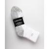 imageCalvin Klein Mens Quarter Socks  6 Pack Performance Cushioned High Quarter Cut Athletic Socks for Men With Arch SupportWhite Ck Logo