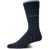 imageCalvin Klein Mens Crew Socks  Soft Cotton Blend Cushioned Comfort Mens Dress Socks for Work and Casual WearNavy Pin Dot