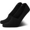 imageCalvin Klein Mens Liner Socks  2 Pack Cotton Blend Breathable Invisible Sneaker and Loafer Liner Socks for MenPure Black