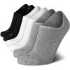 imageCalvin Klein Mens Liner Socks  6 Pack Cushioned NonSlip No Show Sneaker Loafer Sock  Ultra Low Cut Socks for Men 712WhiteGreyBlack