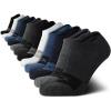 imageCalvin Klein Mens No Show Socks  12 Pack Lightweight Breathable Cushioned Athletic Low Cut Socks for MenGrey Assorted