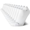 imageCalvin Klein Mens No Show Socks 12PackWhite Logo