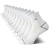 imageCalvin Klein Mens Quarter Socks  12 Pack Soft Cushioned Breathable High Quarter Athletic Socks for Men with Arch SupportWhite